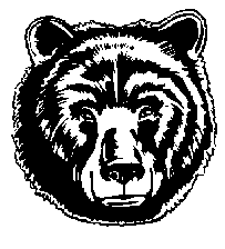 Free Bear Black and White Clipart