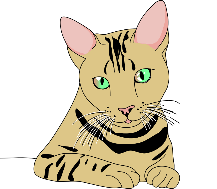 Free Tiger Cat Clipart