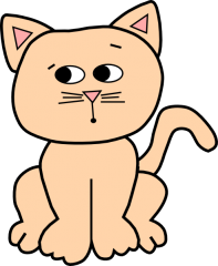 Free Pink Cat Clipart