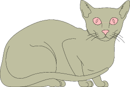 Free Gray Cat Clipart