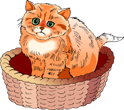 Free Ginger Cat Clipart
