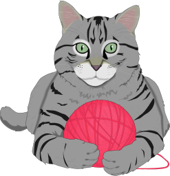 Free Cats Playing Clipart