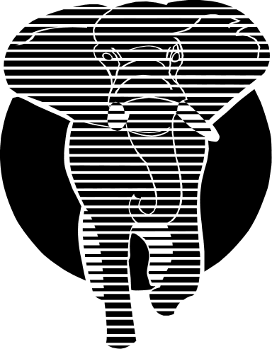 Free Charging Elephant Clipart