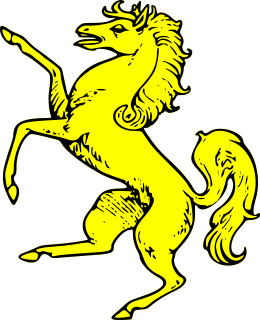 Free Heraldic Horse Clipart