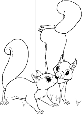 Free Squirrel Cartoon Clipart