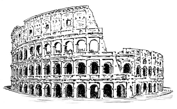 Free Roman Colosseum Clipart