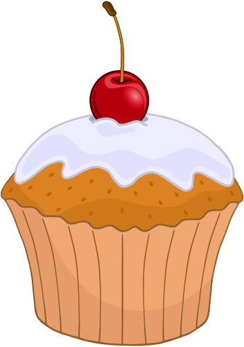 Free Cup Cake Clipart