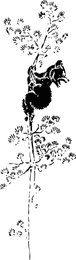 Free Bear in Tree Clipart