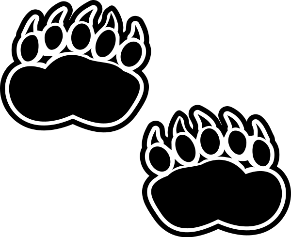 Free Bear Paw Print Clipart