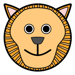 Free Lion Decoration Clipart