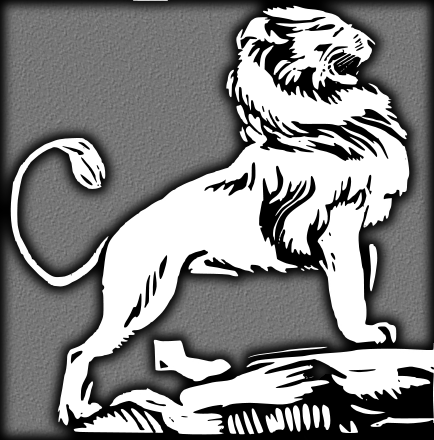 Free Lion Engraving Clipart