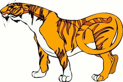 Free Indochinese Tiger Clipart