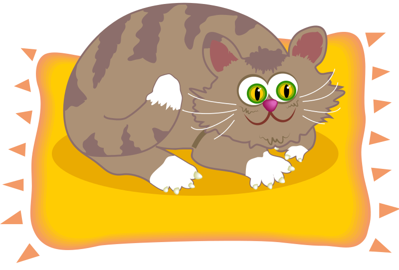 Free Fat Cat Clipart