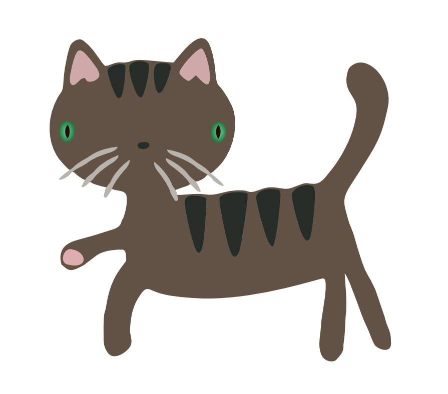 Free Gray Cat Clipart