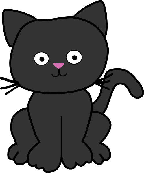 Free Black Cat Clipart