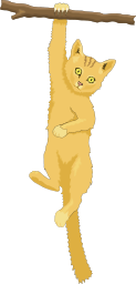 Free Brown Cat Clipart
