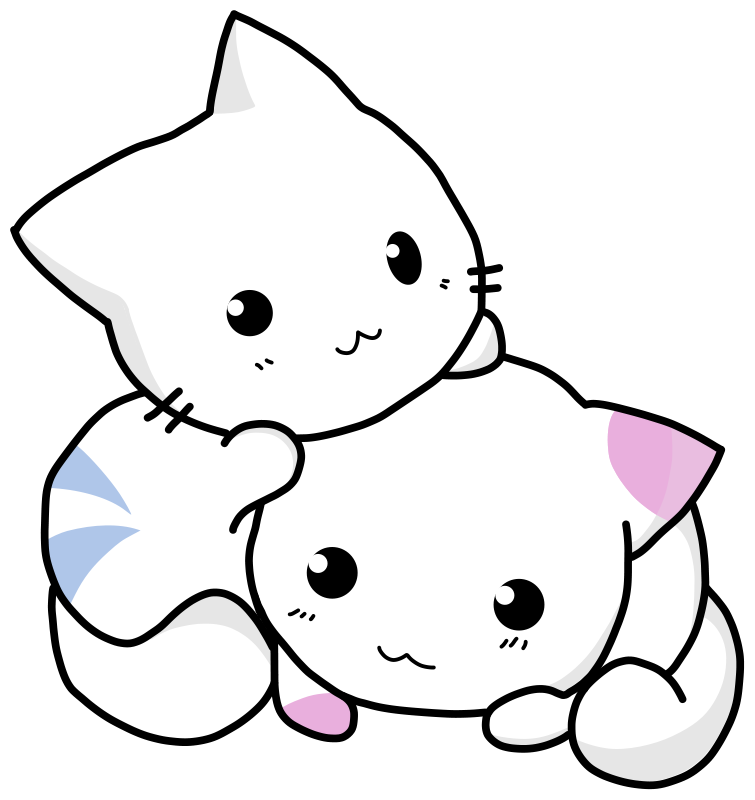 Free White Cat Clipart