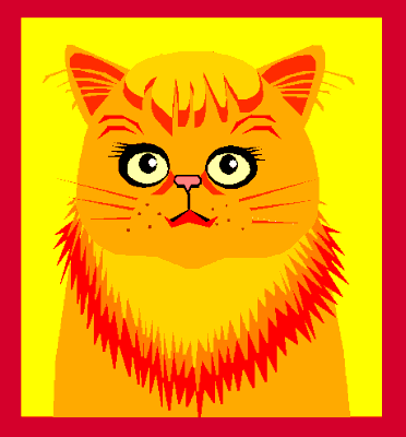 Free Yellow Cat Clipart