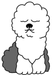 Free Black and White Dog Clipart