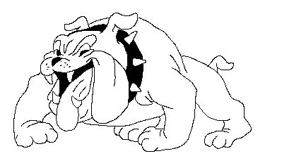 Free Black and White Dog Clipart