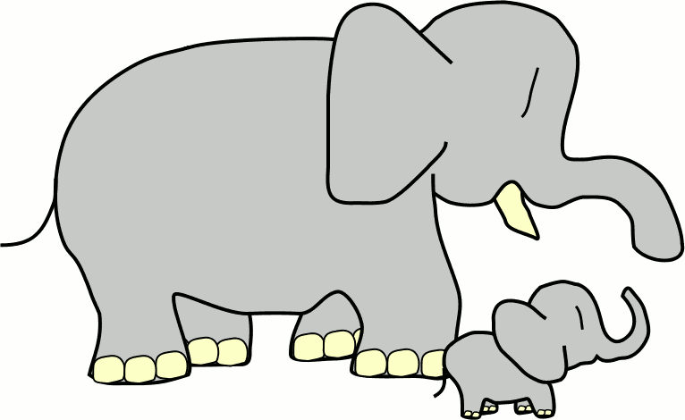 Free Baby Elephant Clipart