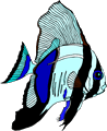 Free Blue Fish Clipart