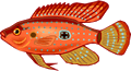 Free Red Fish Clipart