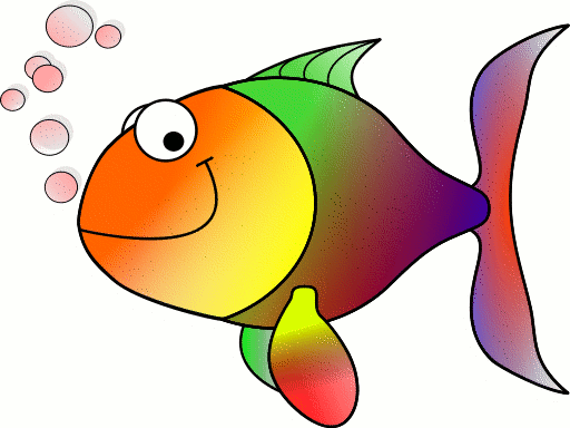 Free Rainbow Fish Clipart