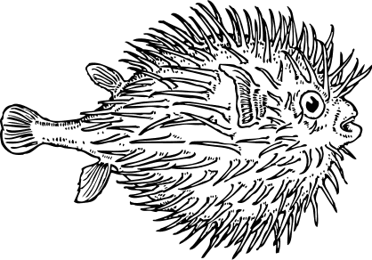 Free Pufferfish Clipart