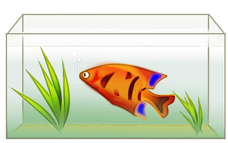 Free Striped Fish Clipart