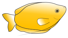 Free Yellow Fish Clipart