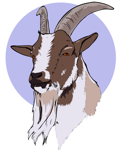 Free Goat Head Clipart