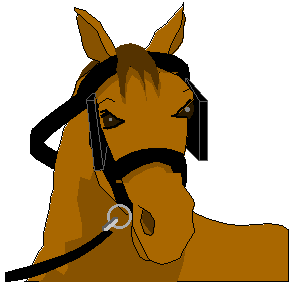 Free Harnessed Horse Clipart