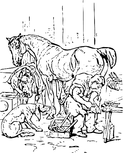 Free Horse Farrier Clipart