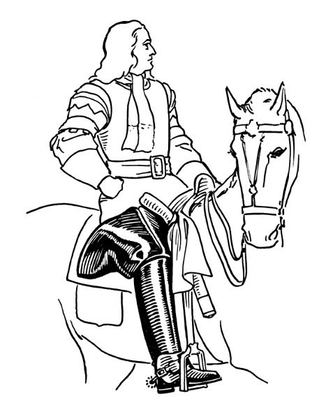 Free Medieval Horse Clipart