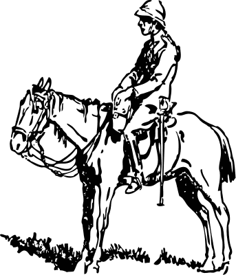 Free Horse and Rider Clipart