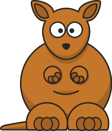 Free Kangaroo Clipart