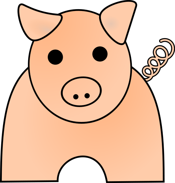 Free Cartoon Pig Clipart