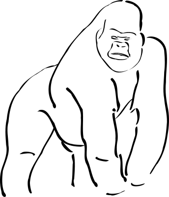 Free Gorilla Clipart