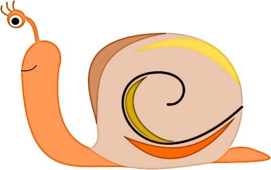 Free Cartoon Snail Clipart