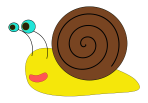 Free Cartoon Snail Clipart