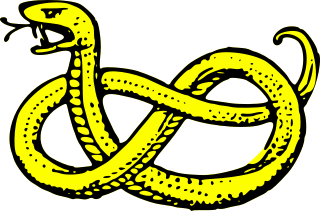 Free Heraldic Snake Clipart