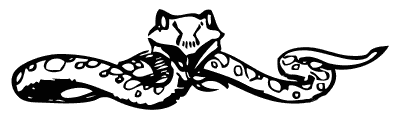 Free Black and White Snake Clipart