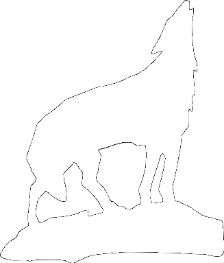 Free Wolf Silhouette Clipart