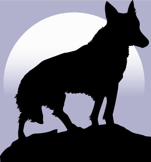 Free Wolf Silhouette Clipart