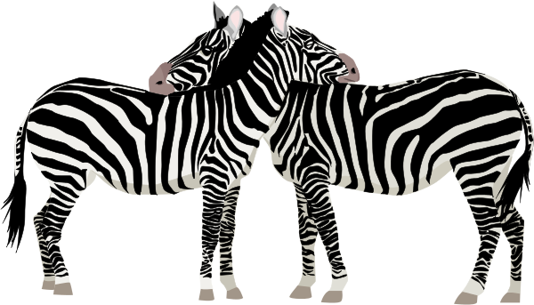 Free Black and White Zebra Clipart