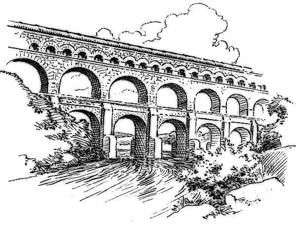 Free Aquaduct Clipart