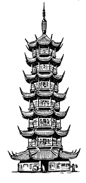 Free Pagoda Clipart