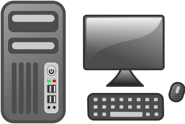 Free Computer Workstation Clipart