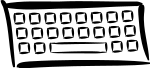 Free Keyboard Clipart